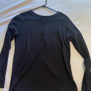 Black Henley Shirt
